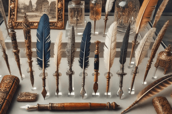 Técnicas de Manutenção para Canetas de Pena do Século XVIII: Limpeza, Armazenamento e Conservação