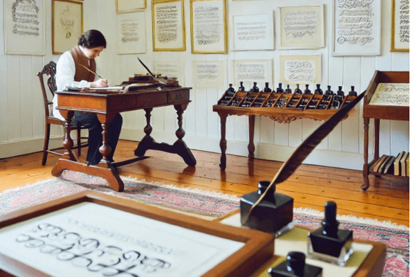 Escrita Vitoriana: Técnicas Específicas do Século XIX para Dominar a Elegância das Letras Ornamentadas com um Passo a Passo para Reproduzir Escritas Clássicas